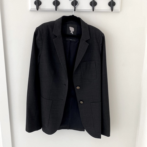 Talula Charcoal blazer size 0 - Picture 1 of 1